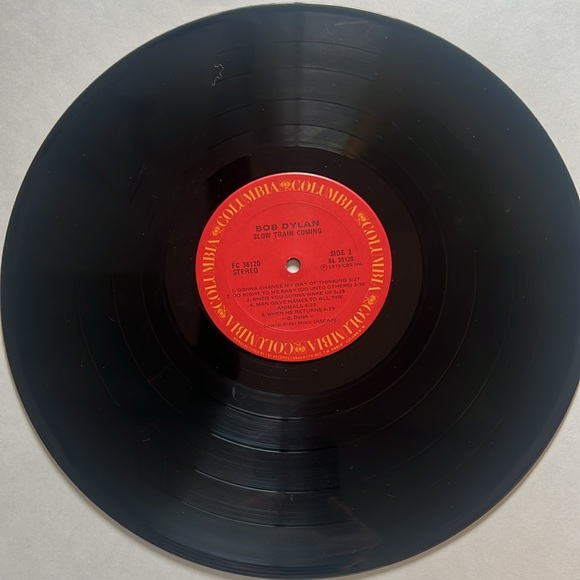 Bob Dylan - slow train coming - vintage vinyl record- condition is VG - Picture 4 of 7
